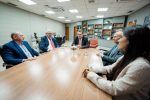 Max Russi recebe representantes de multinacional que apresenta projeto sustentável