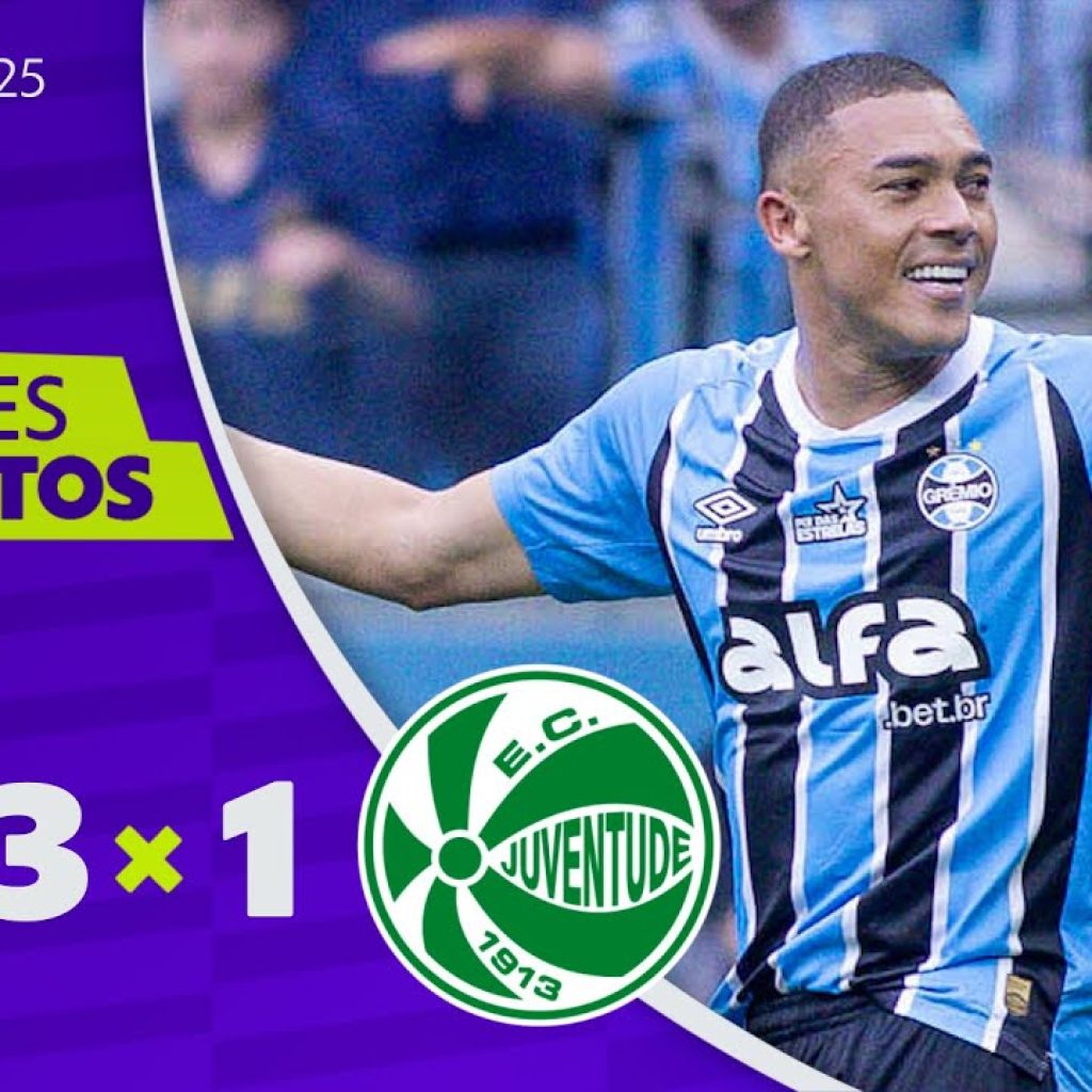 GRÊMIO 3 X 1 JUVENTUDE | MELHORES MOMENTOS | 30ª RODADA BRASILEIRÃO 2025 | ge.globo